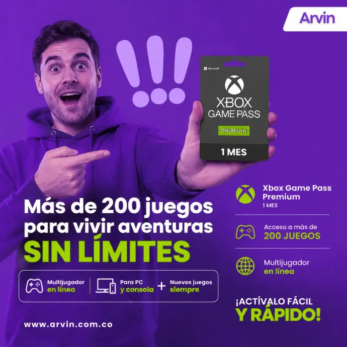XBOX Game Pass 1 mes