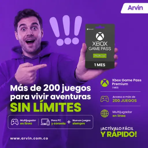 XBOX Game Pass 1 mes